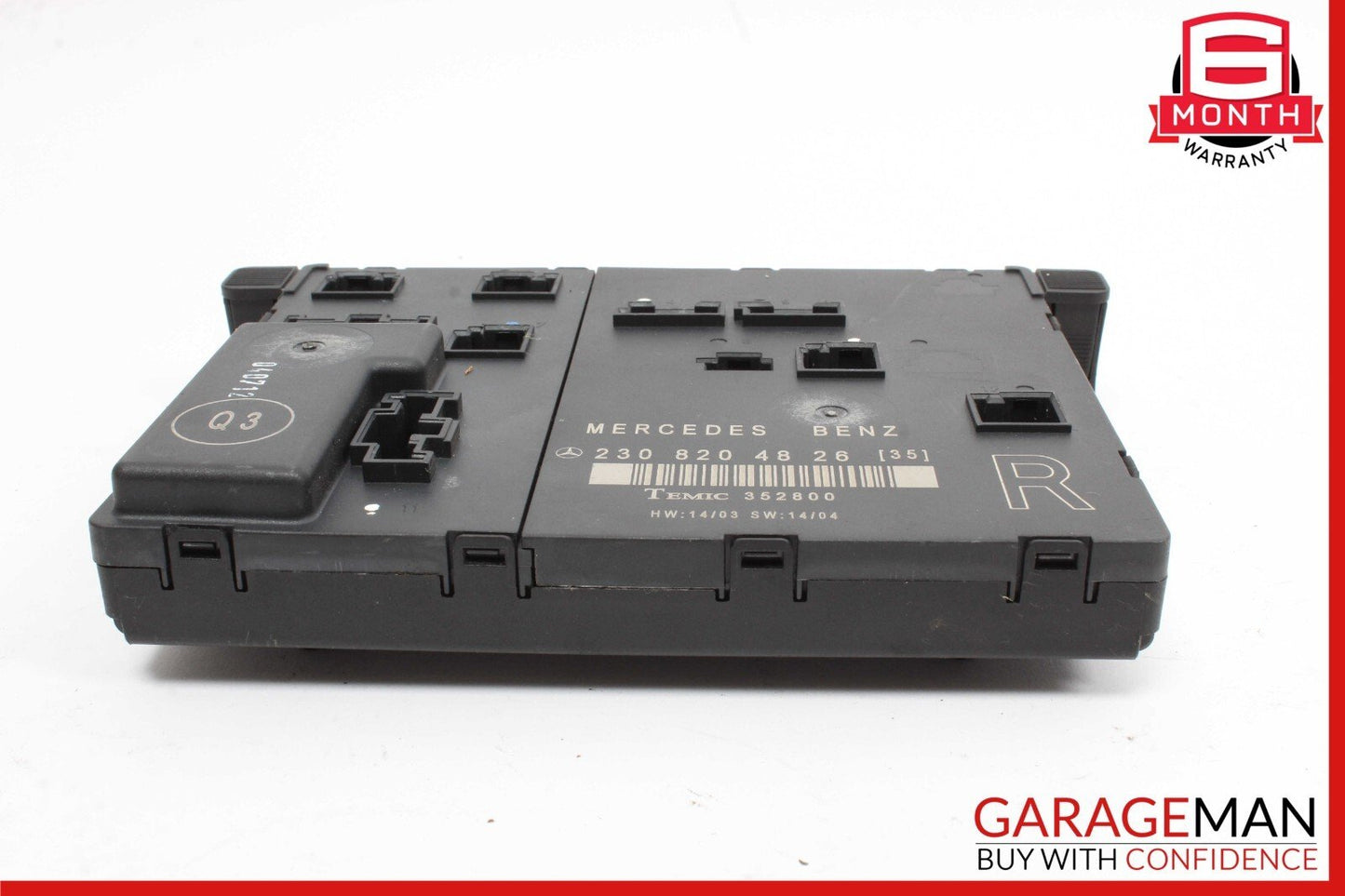 03-12 Mercedes R230 SL500 SL550 SL55 AMG Door Control Module Right Side OEM