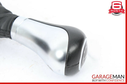 12-14 Mercedes W204 C300 C350 Shift Shifter Knob Boot Cover Black OEM