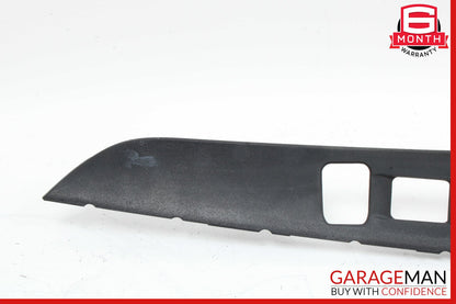 10-13 Mercedes W212 E350 E550 Sedan Trunk Lid Tailgate Handle Trim Black OEM