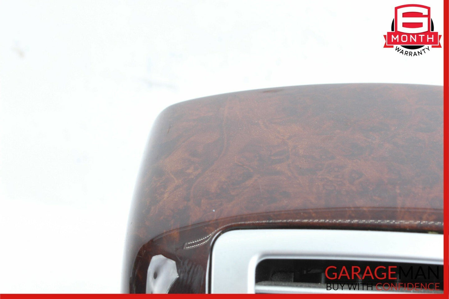07-13 Mercedes W221 S550 Rear Center Console AC A/C Air Vent Trim Panel Wood