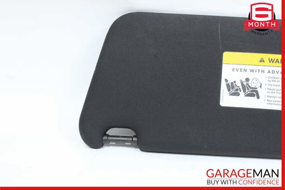 08-14 Mercedes W204 C63 AMG Front Right Passenger Sun Visor Sunvisor Shade Black