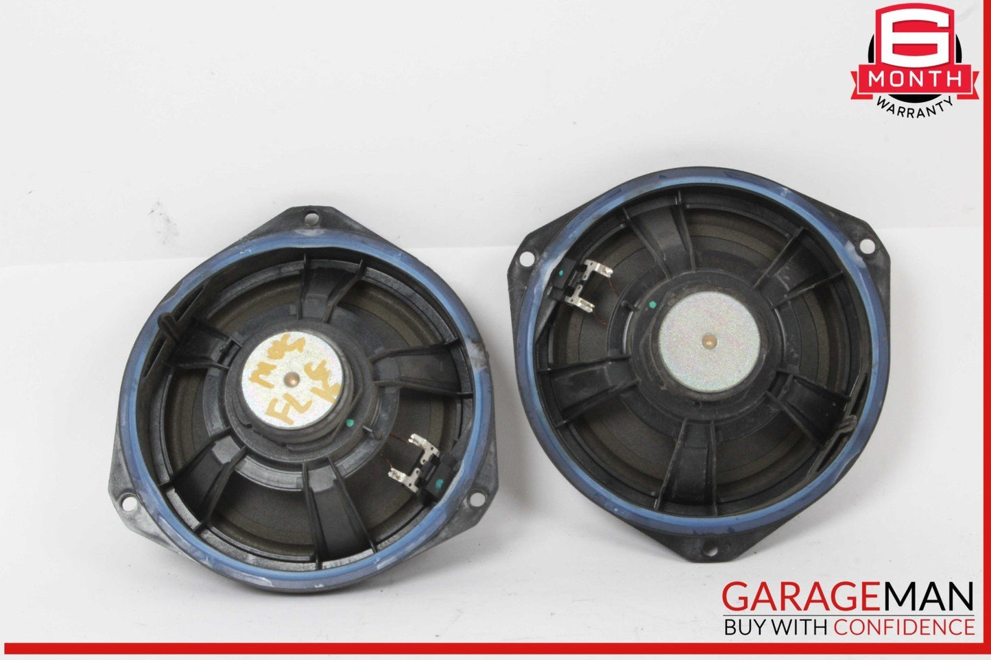 14-17 Maserati Ghibli Front Right & Left Side Door Sound Audio Speaker Set of 2