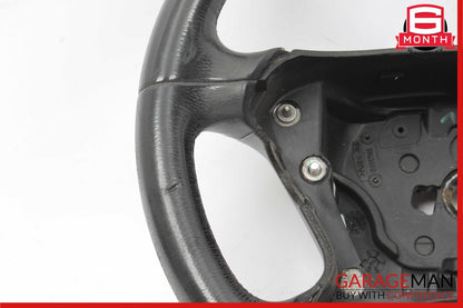 06-09 Mercedes W211 E350 CLS500 4 Spoke Steering Wheel Leather Black OEM