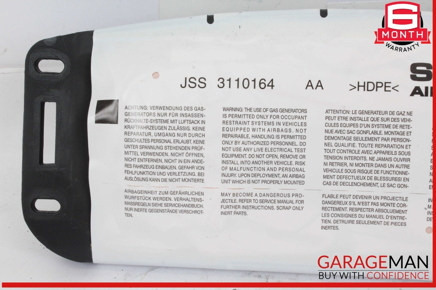 08-15 Mercedes W204 C250 C300 Front Right Passenger Side Dash Airbag