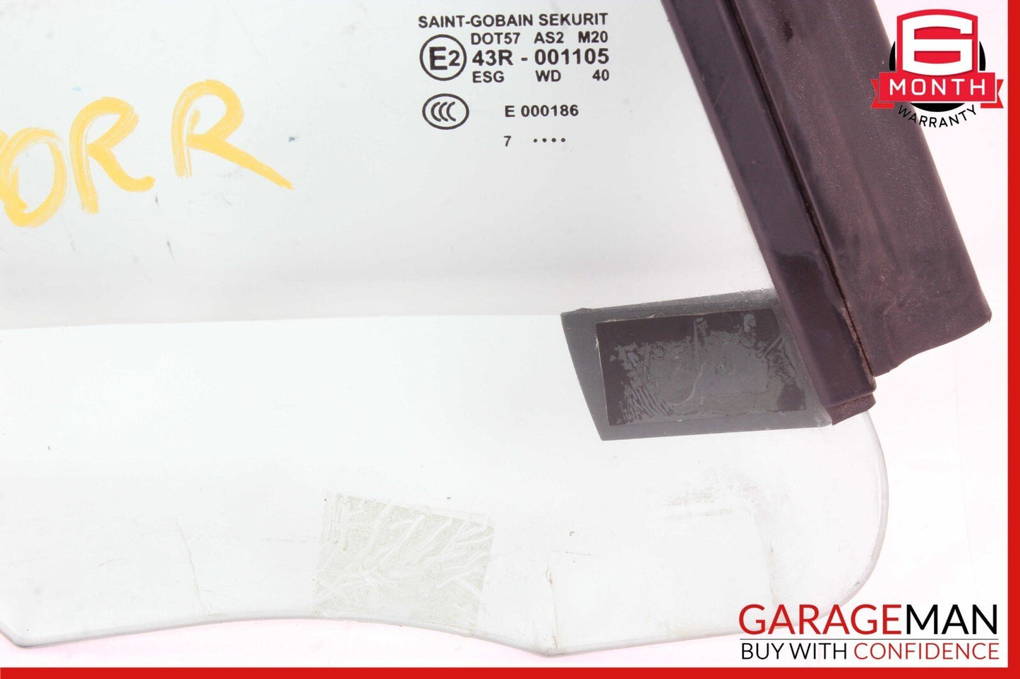 05-11 Mercedes R171 SLK280 SLK350 Quarter Window Glass Rear Right Side OEM