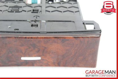 06-12 Mercedes X164 GL450 Center Console Tray Storage Compartment Wood OEM