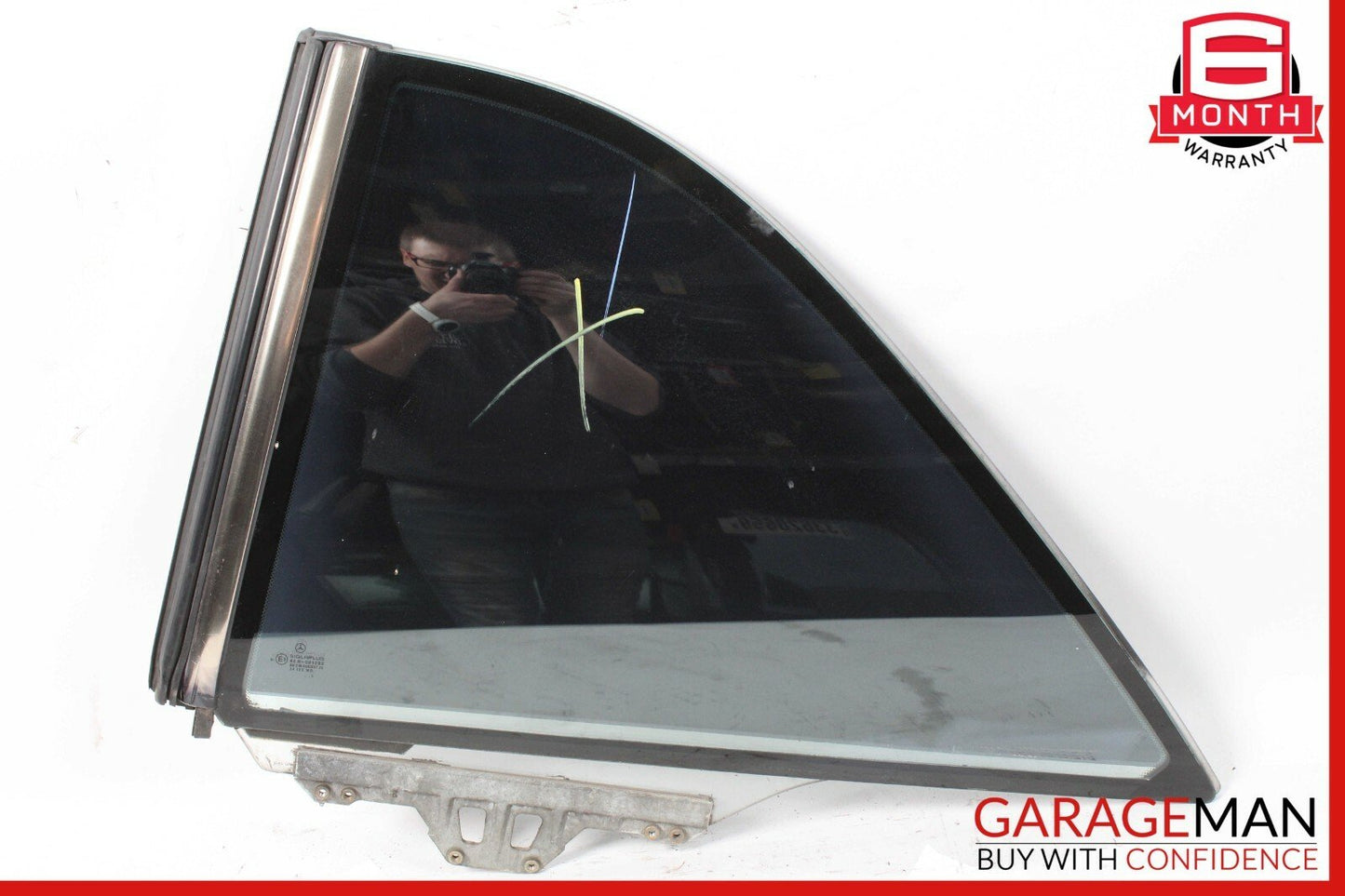 94-97 Mercedes W140 S500 S600 Coupe Rear Left Side Quarter Window Glass OEM