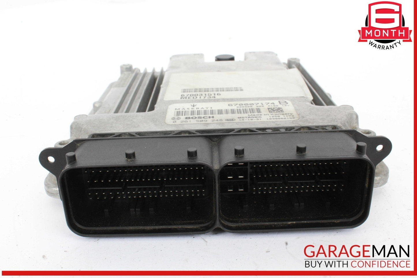 14-17 Maserati Ghibli ECU ECM Engine Computer Control Module Unit 670007174 OEM
