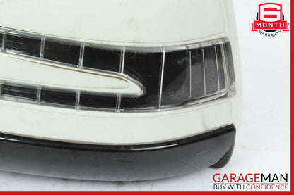 10-13 Mercedes W212 E350 E550 Left Driver Side Rear View Door Mirror White OEM