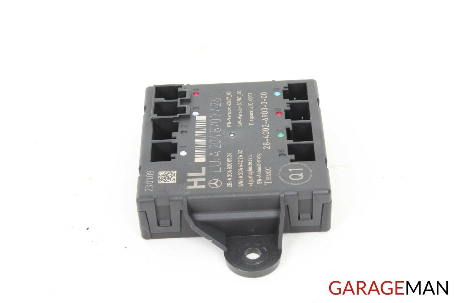 08-11 Mercedes W204 C63 AMG Rear Left Driver Side Door Control Module Unit OEM