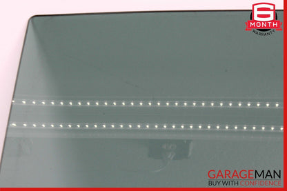 08-14 BMW X6 Rear Left Door Window Glass OEM