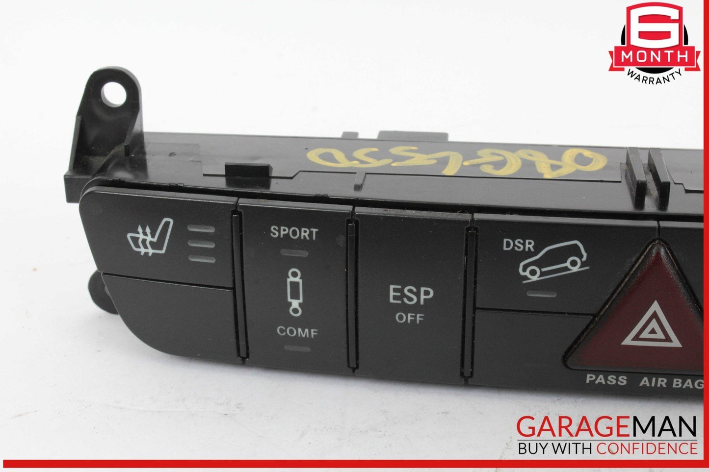 06-12 Mercedes X164 GL550 GL450 Dash Hazard Heated Seats ESP Control Panel OEM