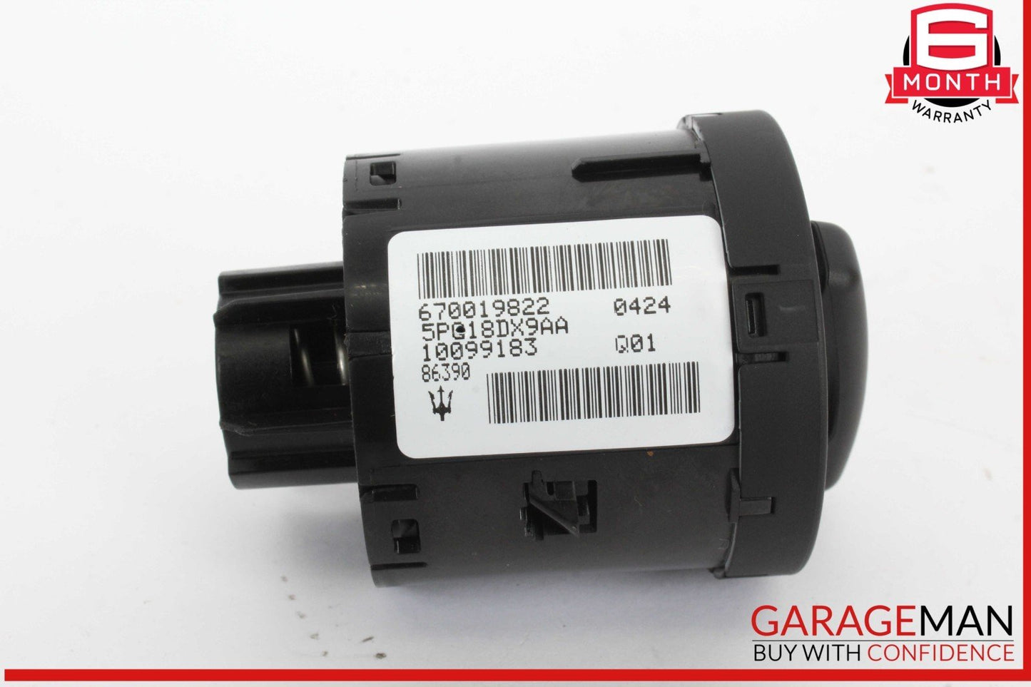 14-17 Maserati Quattroporte Dash Headlight Head Light Lamp Control Switch OEM