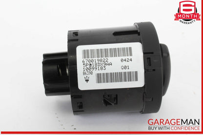 14-17 Maserati Quattroporte Dash Headlight Head Light Lamp Control Switch OEM