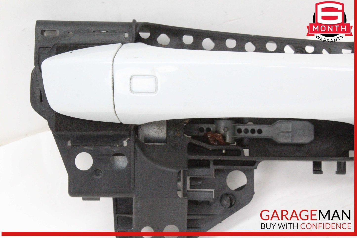 17-24 Audi Q7 Right Passenger Side Exterior Door Handle White 4M0837886A OEM