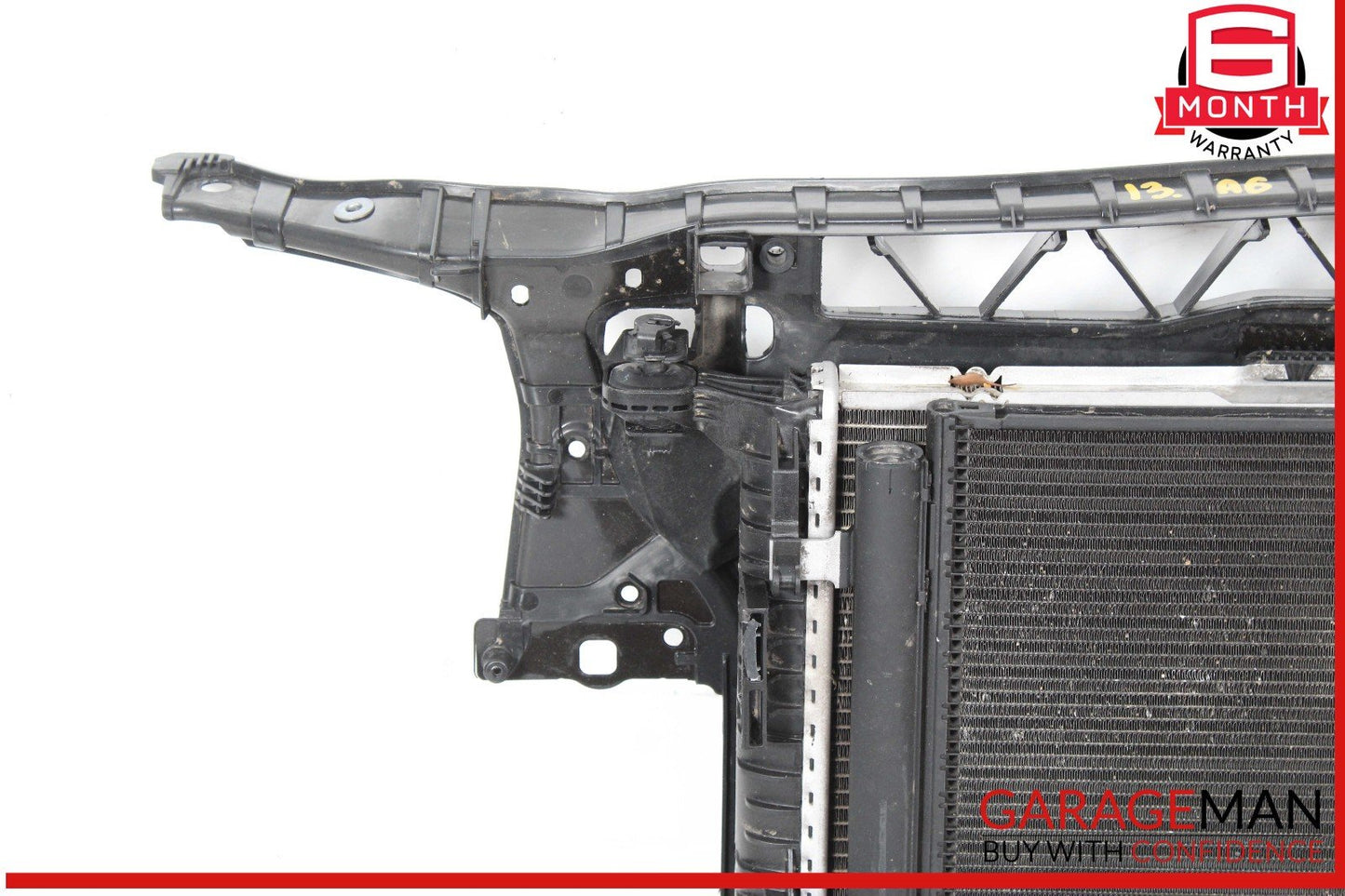 12-18 Audi A6 Engine Water Cooling Radiator A/C Air AC Condenser OEM