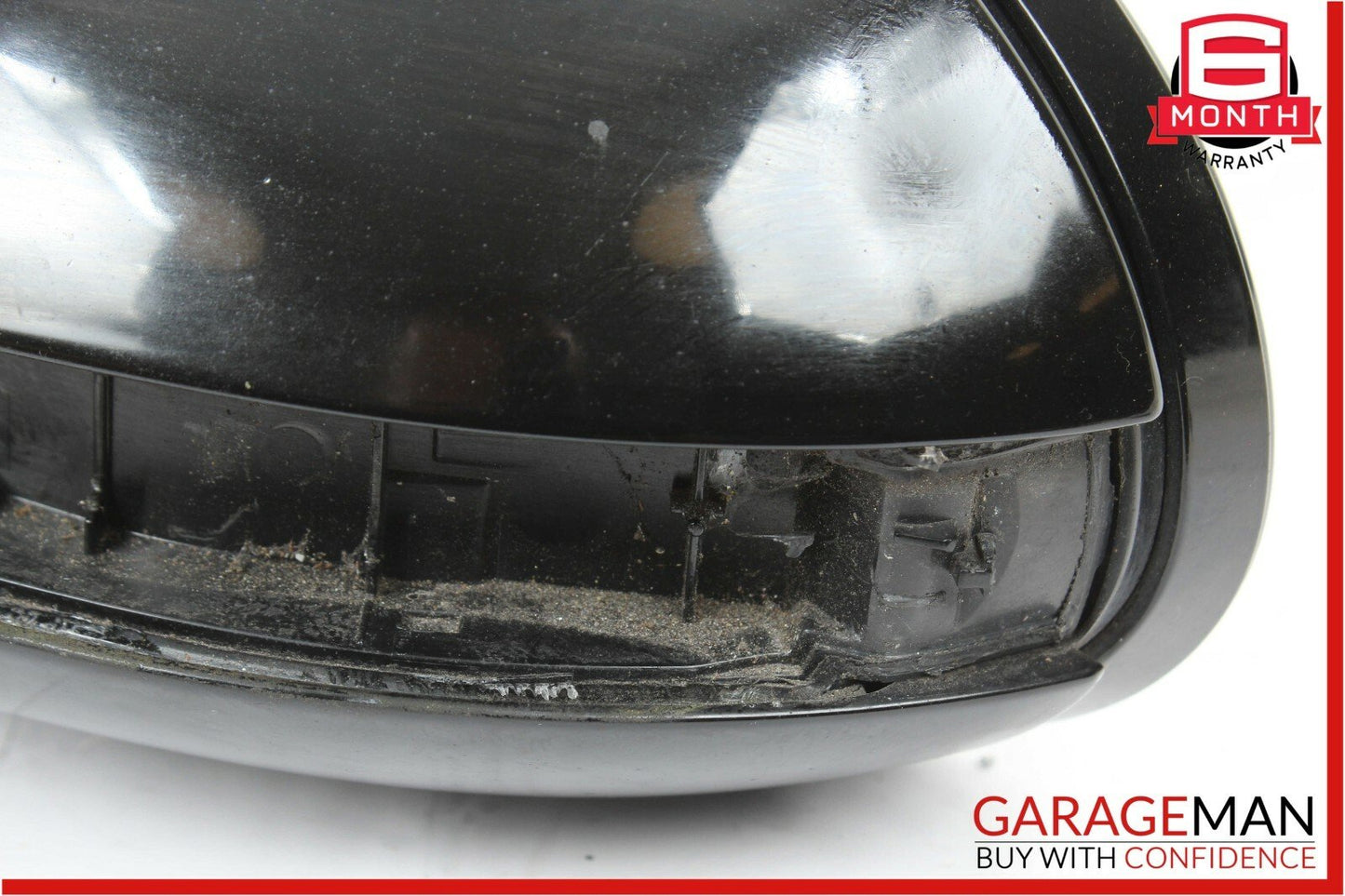 06-08 Mercedes W219 CLS500 Front Left Side Mirror Door Rear View w/o Side Marker