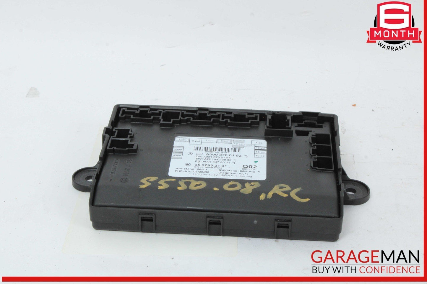 07-13 Mercedes W221 S550 S400 Rear Right or Left Side Door Control Module OEM