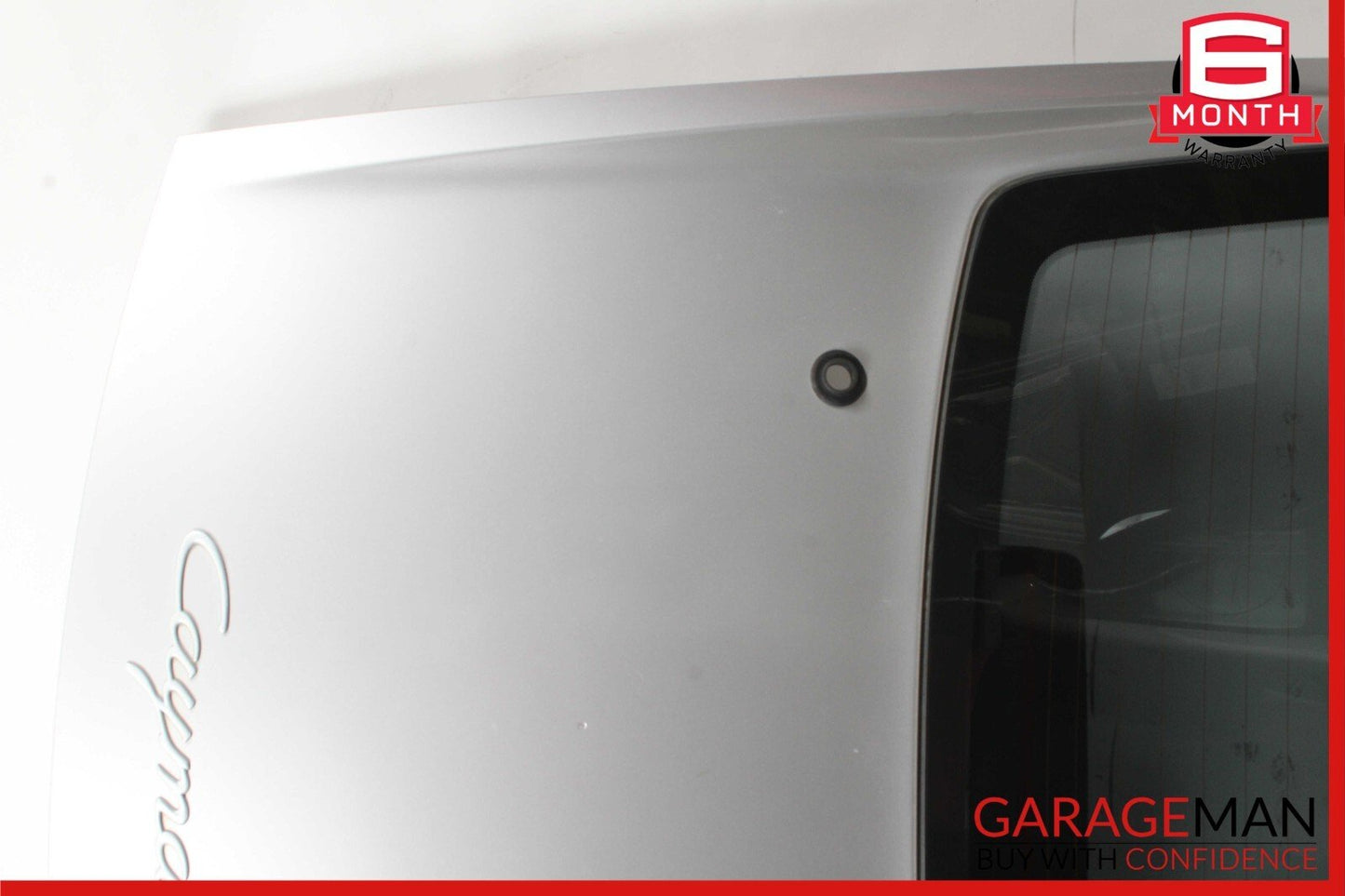 06-08 Porsche Cayman 987 Rear Trunk Glass Hatch Tail Gate Panel Assembly Silver