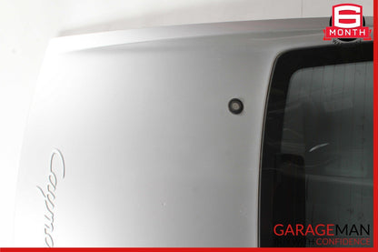 06-08 Porsche Cayman 987 Rear Trunk Glass Hatch Tail Gate Panel Assembly Silver