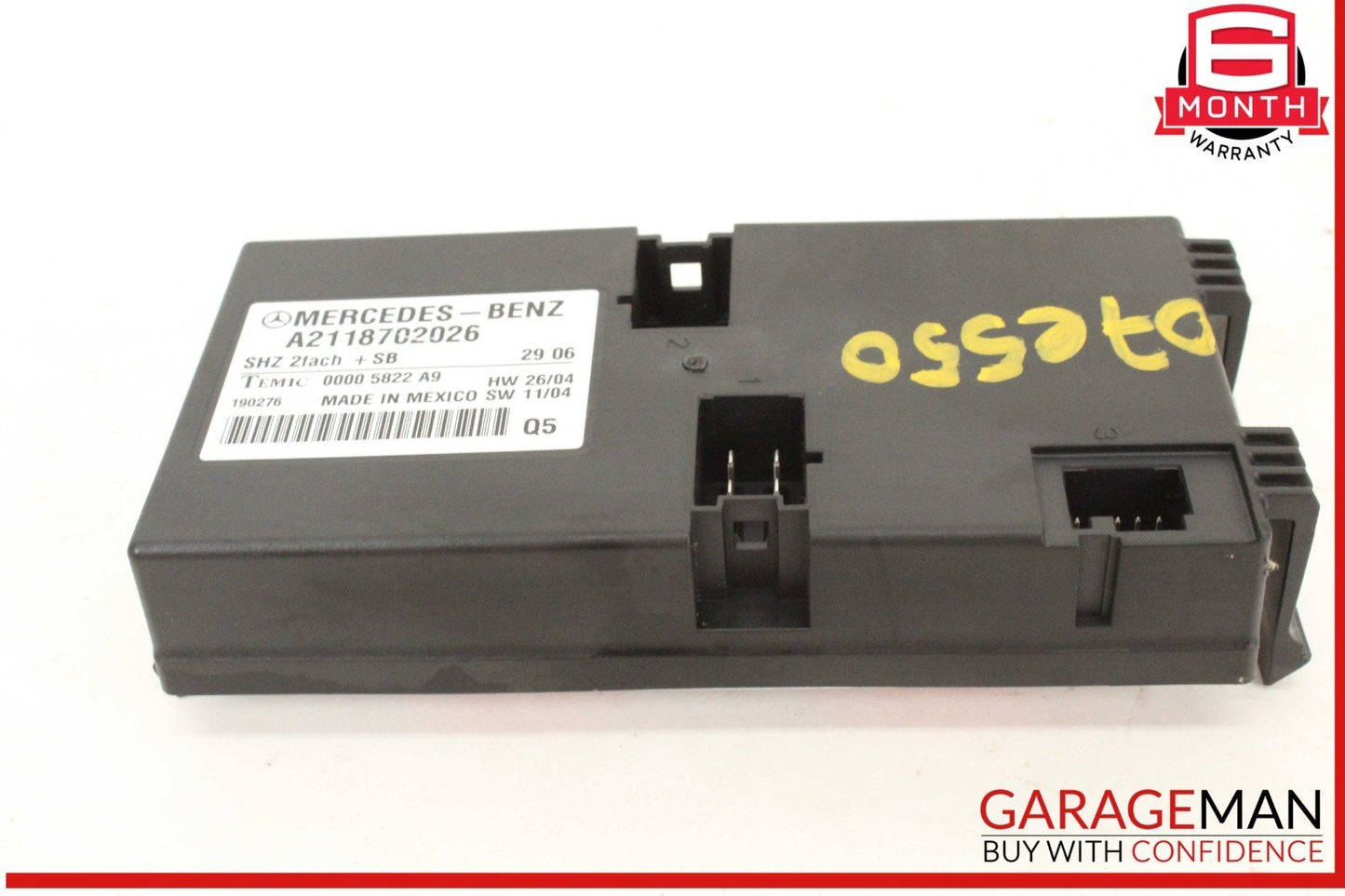 06-13 Mercedes W211 E550 E63 AMG Heated Seat Control Module Unit 2118702026 OEM