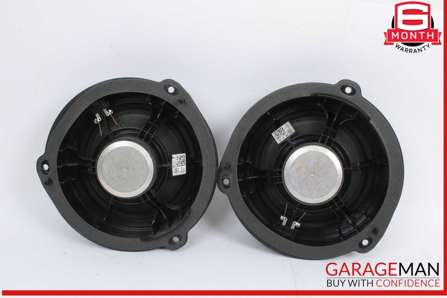 15-20 Audi A3 S3 Rear Left and Rear Right Side Door Audio Speaker Set of 2 OEM