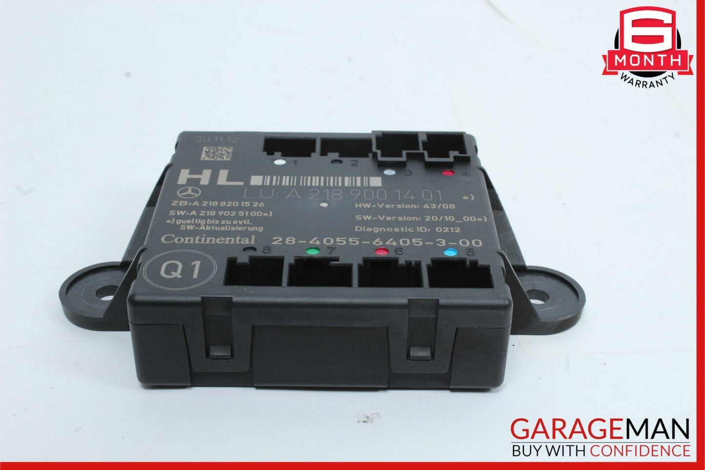 08-18 Mercedes X204 GLK350 CLS550 Rear Left Side Door Control Module Unit OEM