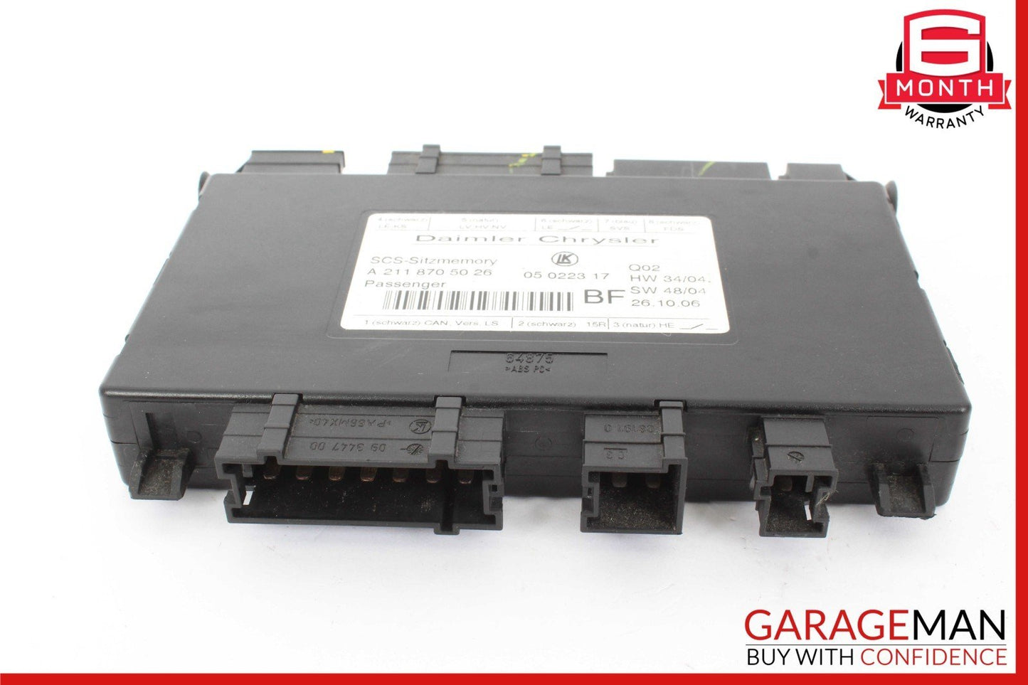 03-12 Mercedes W163 ML500 E500 E550 Front Right Seat Control Module OEM