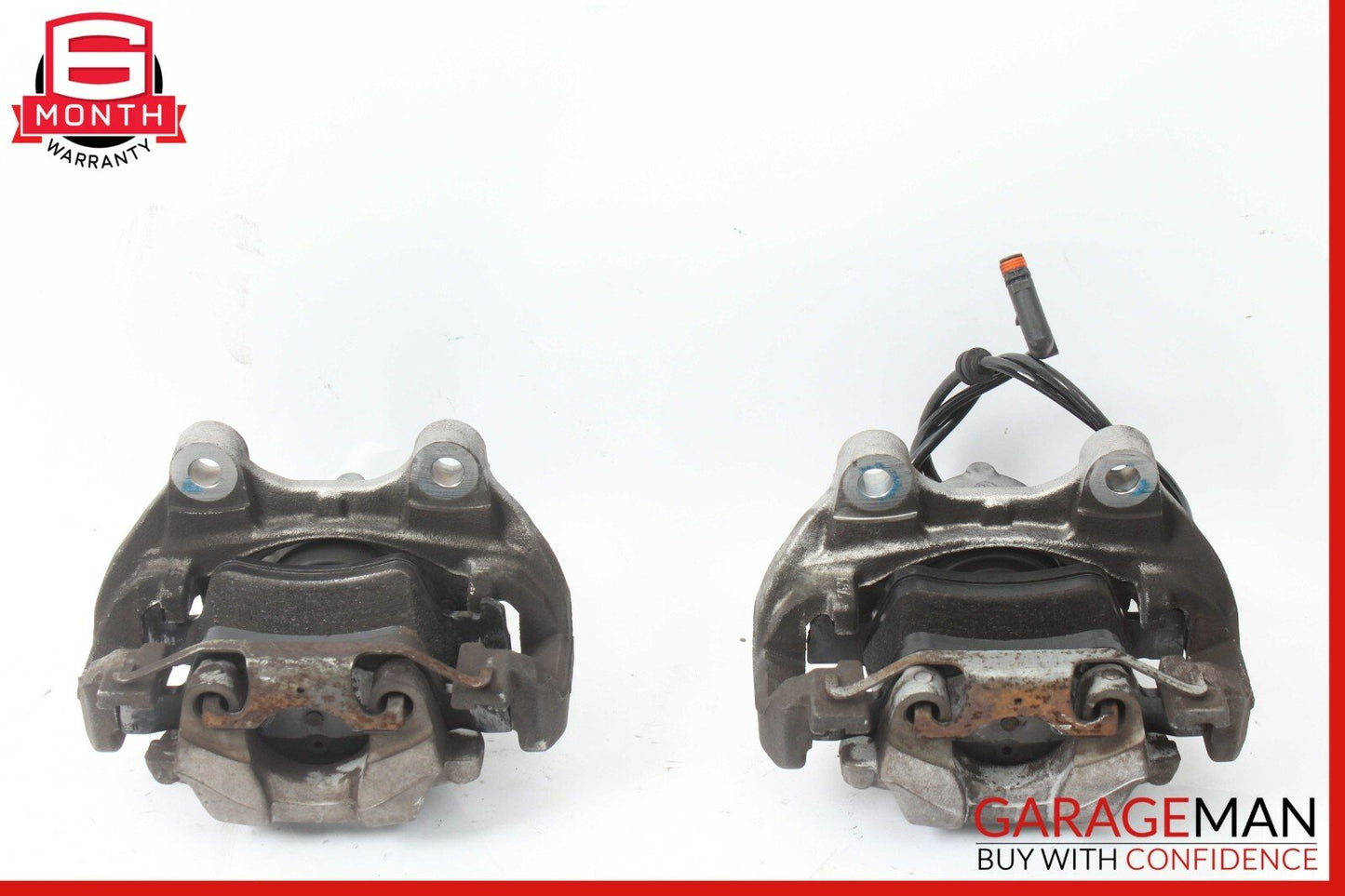 10-13 Mercedes W211 S550 Rear Right & Left Brake Caliper Calipers Set OEM