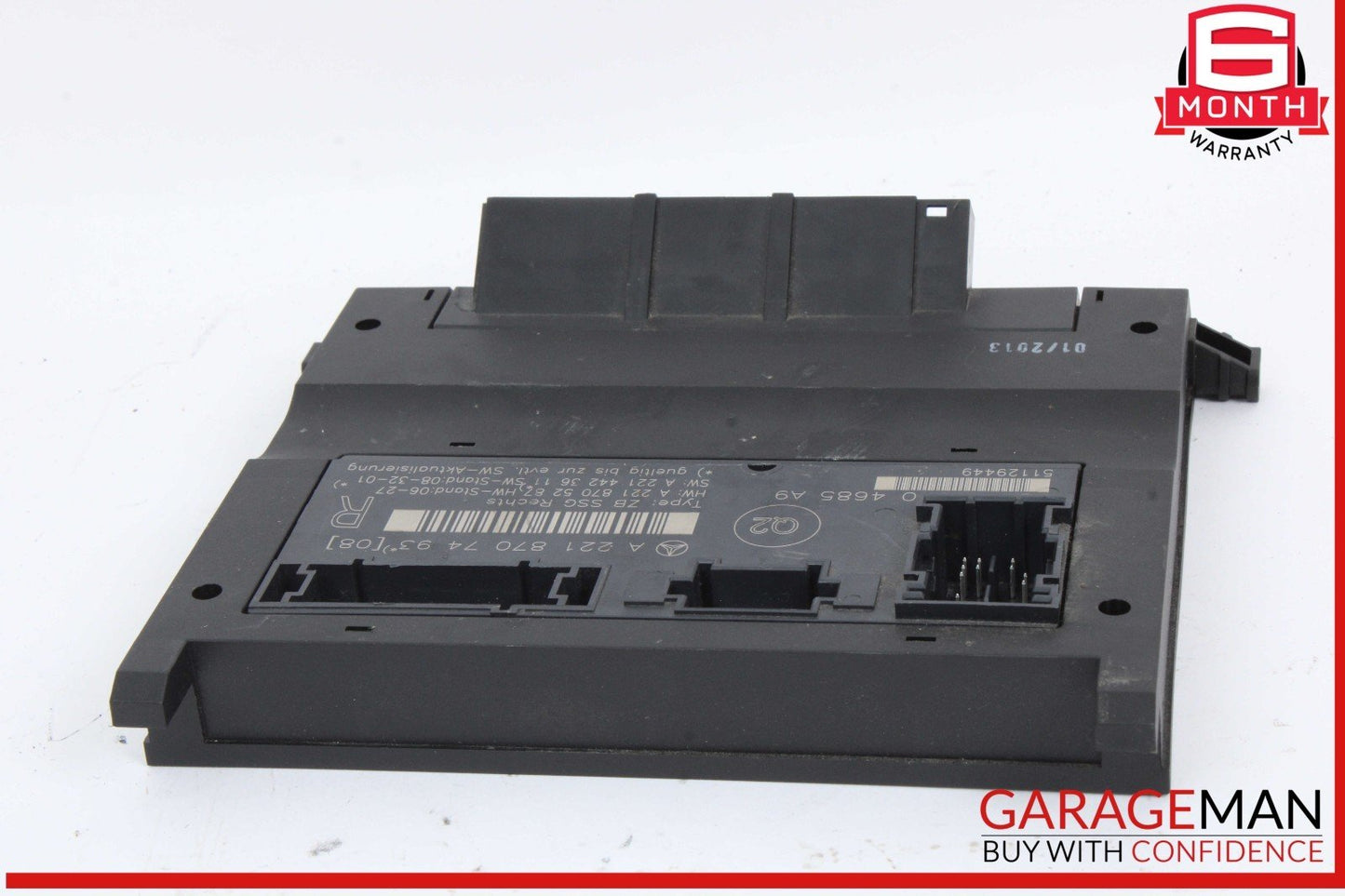 07-13 Mercedes W221 S550 Front Right Under Seat Control Module 2218707493 OEM