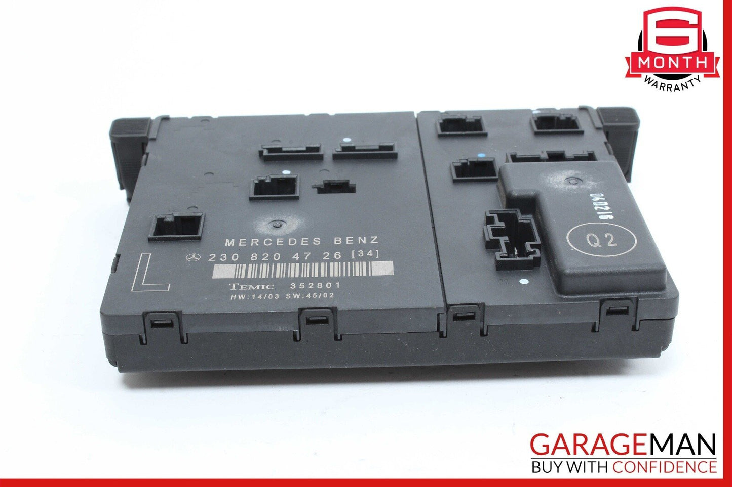 03-08 Mercedes R230 SL500 Front Left Driver Side Door Control Module Unit Q3 OEM
