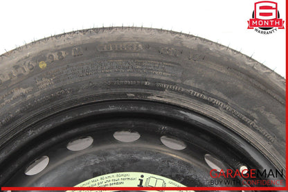 08-14 Mercedes W204 C250 C300 Emergency Spare Tire Donut Wheel Rim 125 90 16"
