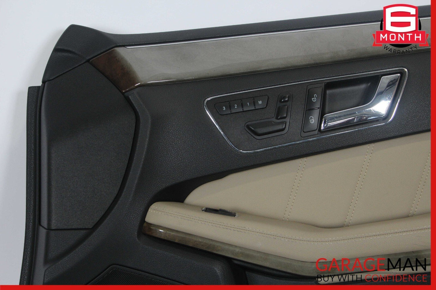 10-13 Mercedes W212 E350 Front Right Interior Door Panel Assy Beige OEM