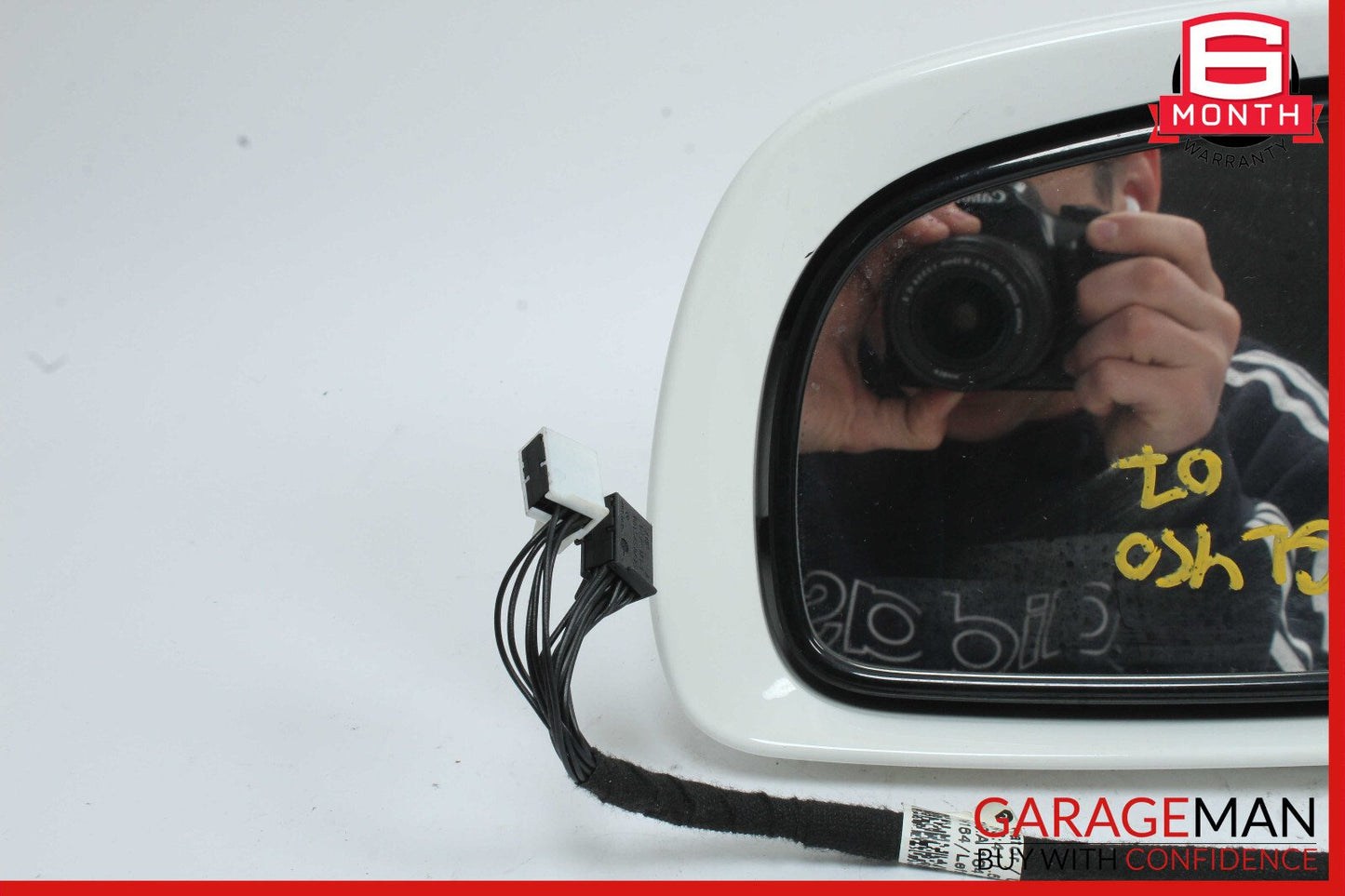 07-08 Mercedes X164 GL450 Front Left Side Mirror Door Rear View White OEM