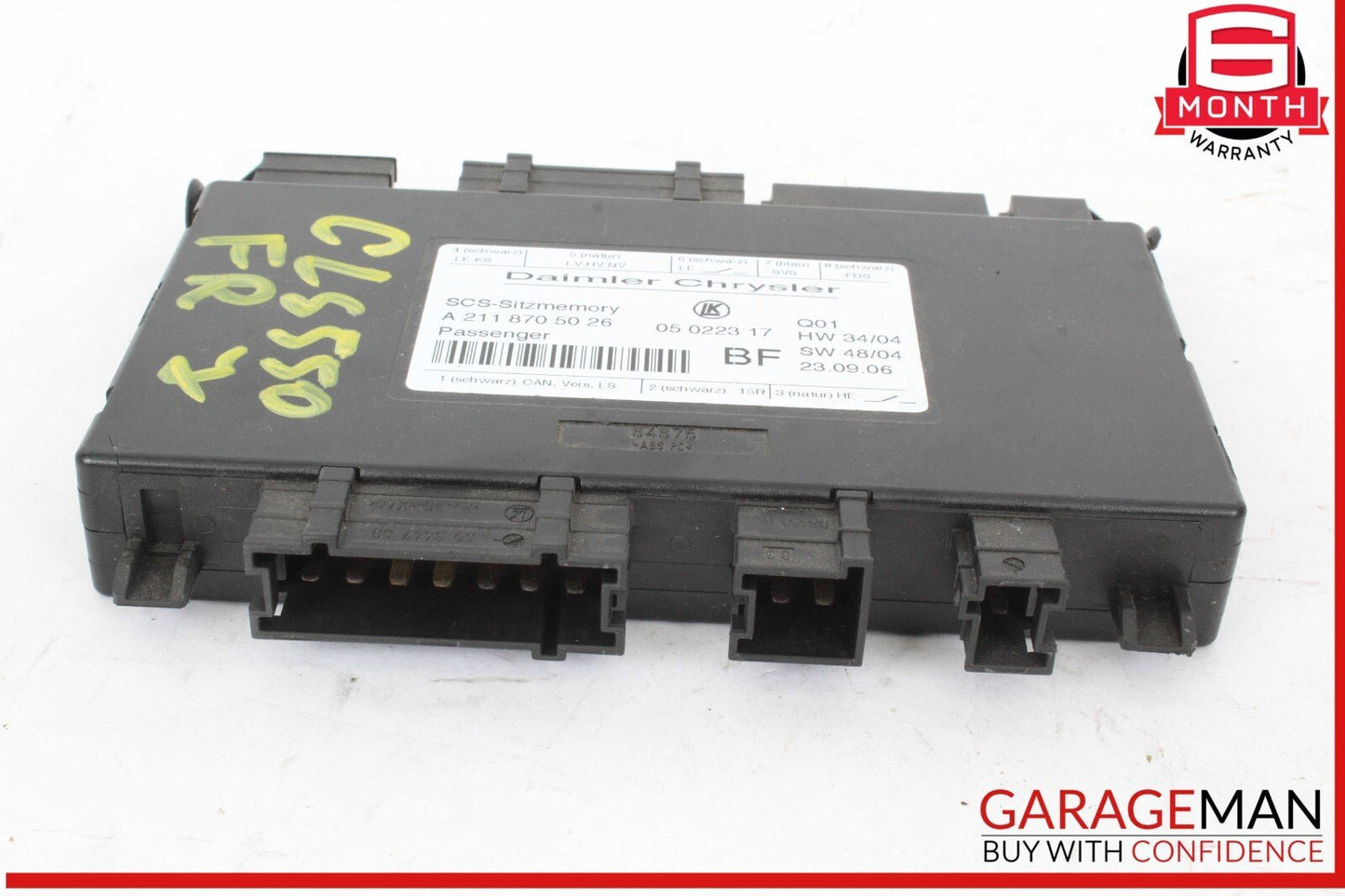03-12 Mercedes W219 CLS550 ML350 Front Right Side Seat Control Module OEM