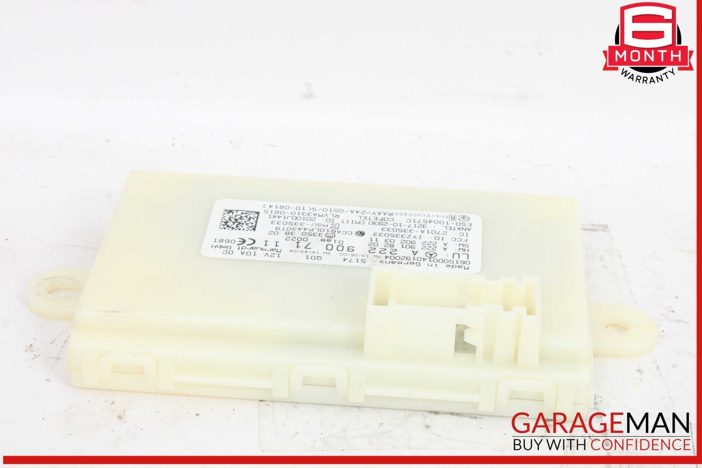 14-19 Mercedes W205 C300 4MATIC Keyless Go Entry Control Module Unit OEM