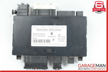 03-11 Mercedes E550 CLS500 GL450 E350 Front Left Side Seat Control Module OEM
