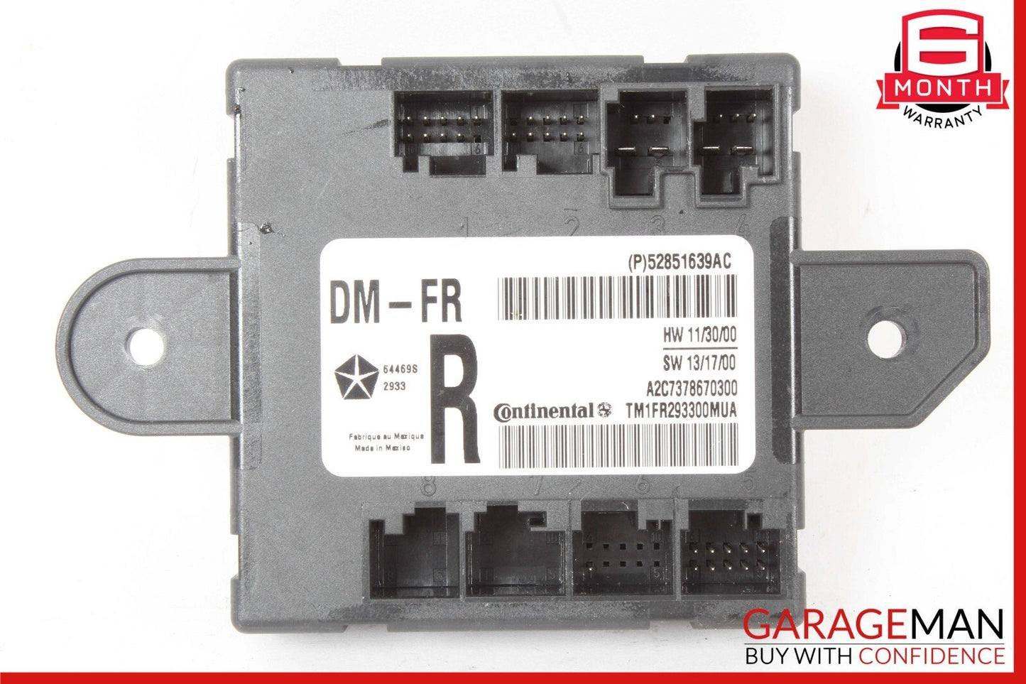 14-17 Maserati Ghibli Front Right Door Computer Control Module OEM