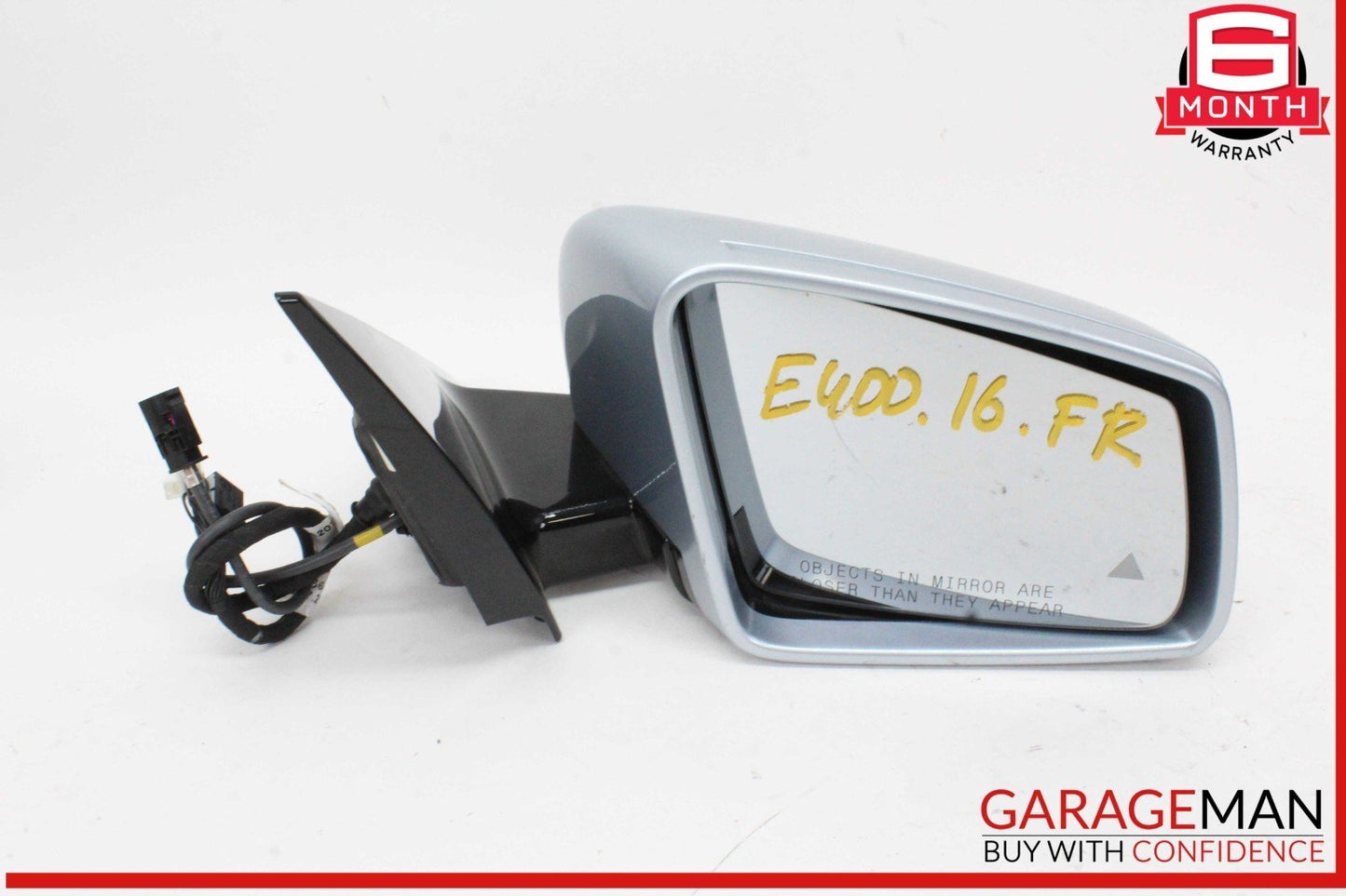 14-16 Mercedes W207 E400 Right Side Door Rear View Mirror w/ Blind Spot & Camera