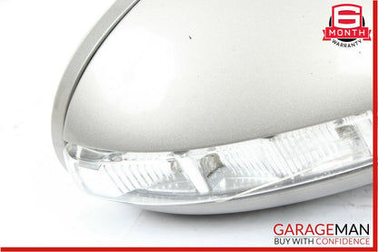 07-09 Mercedes W221 S550 Front Right Side Mirror Door Rear View Cubanite Silver