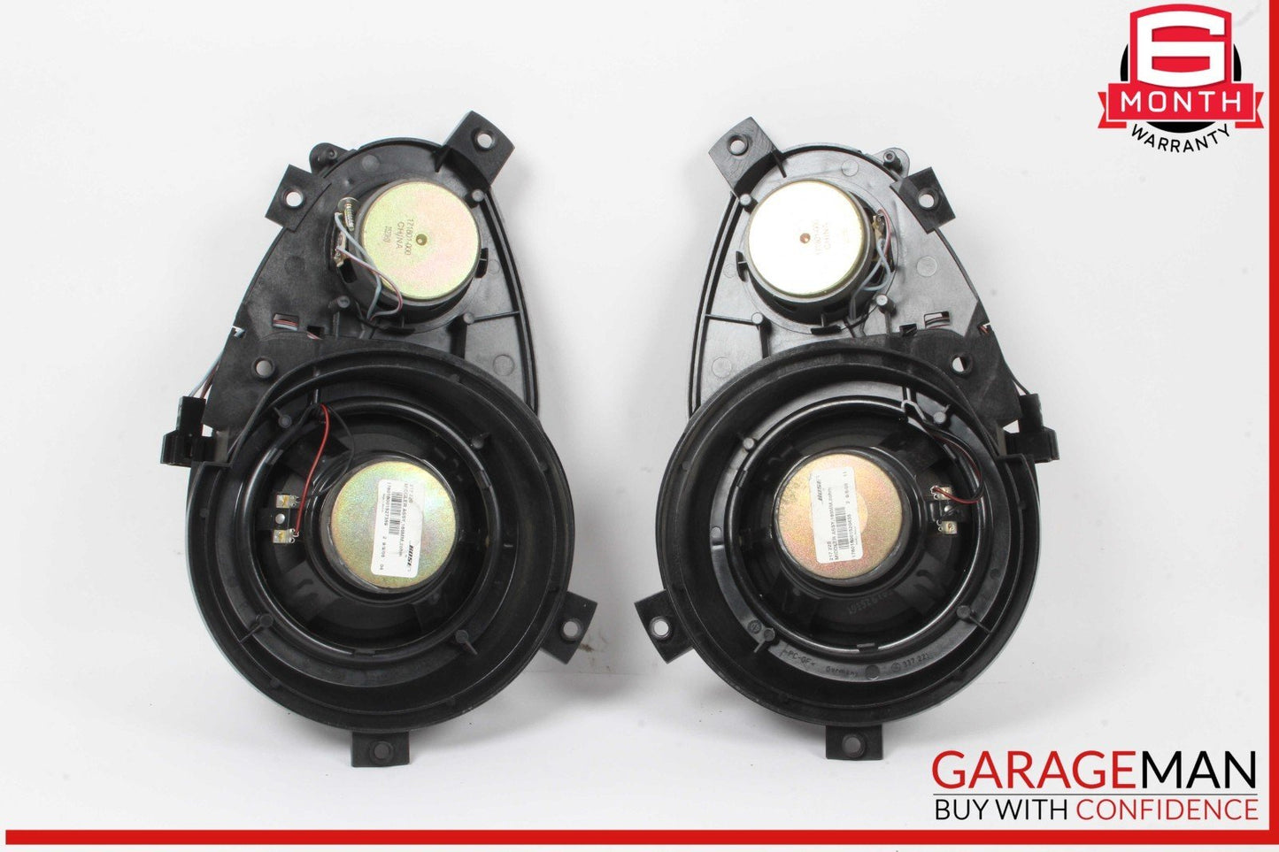 03-08 Mercedes R230 SL500 SL55 Left & Right Side Door Audio Speakers Set Bose