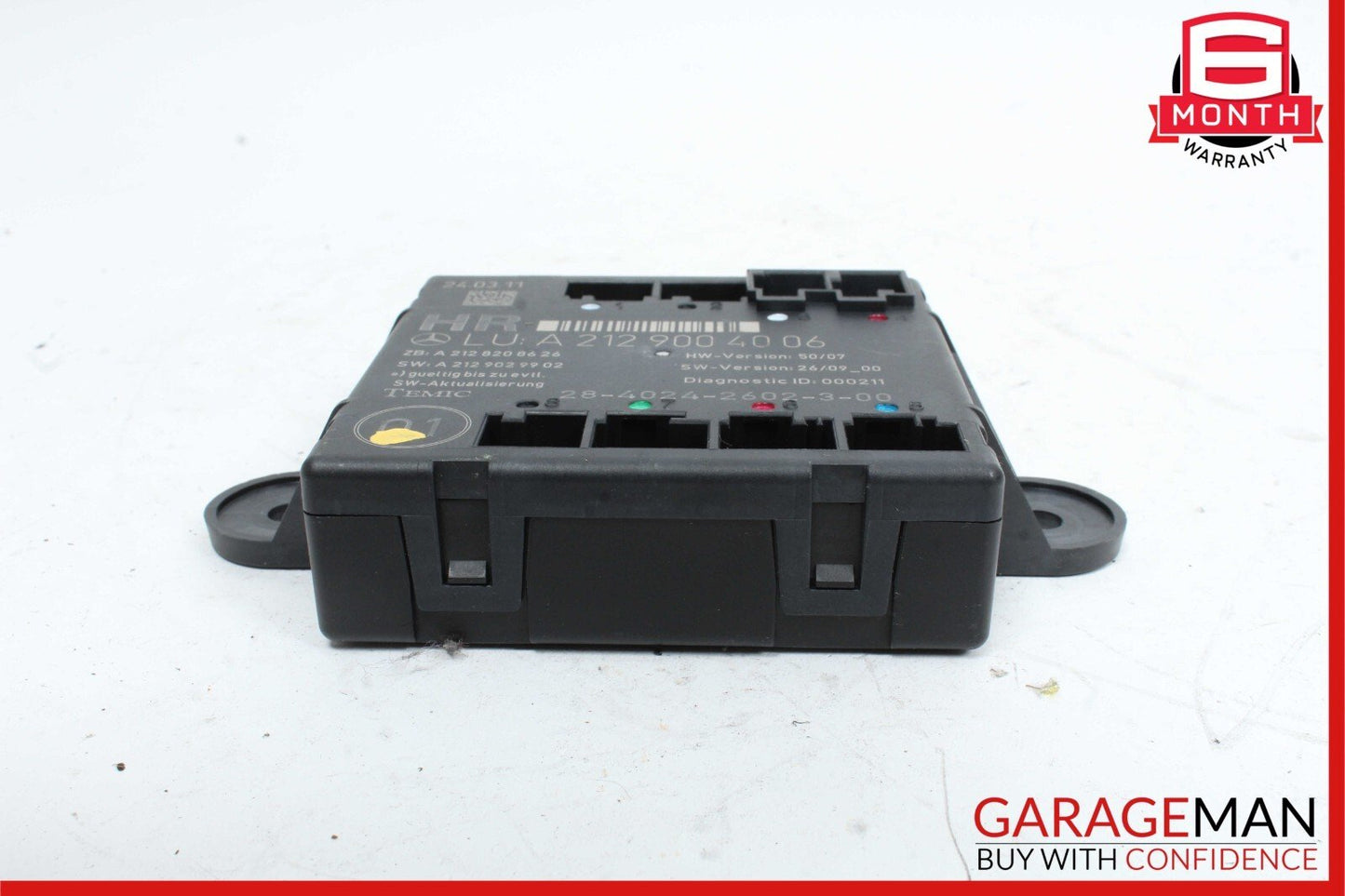 08-14 Mercedes W204 C300 4MATIC Rear Right Side Door Control Module Unit OEM