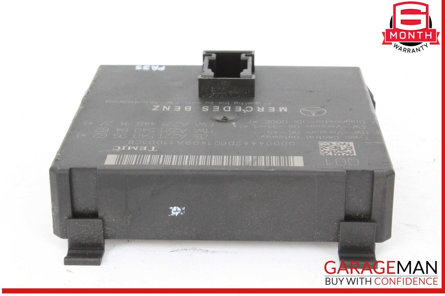 07-14 Mercedes W221 S400 Hybrid Central Gateway Control Module Unit OEM
