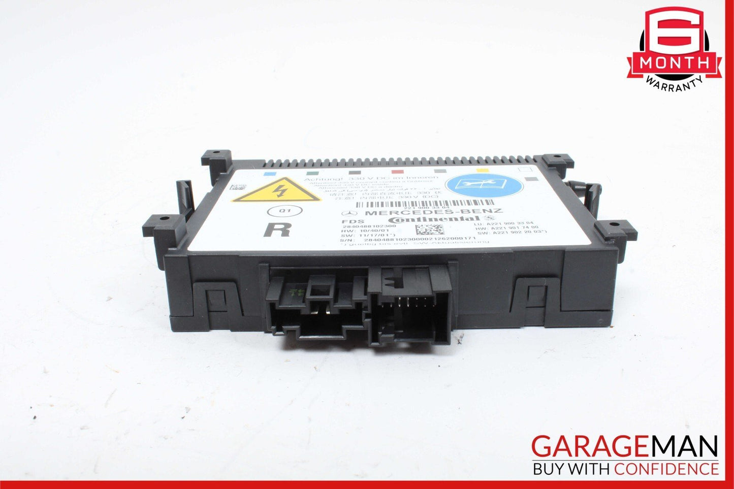 10-13 Mercedes W221 S550 S600 Front Right Side Seat Dynamic Massage Control Unit