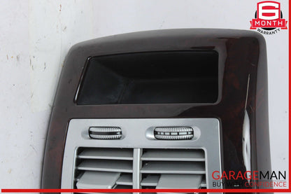 07-13 Mercedes W221 S550 Rear Center Console AC A/C Air Vent Trim 2216801639 OEM