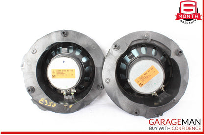 07-09 Mercedes W211 E350 Rear Right & Left Side Door Audio Speakers Set of 2 OEM