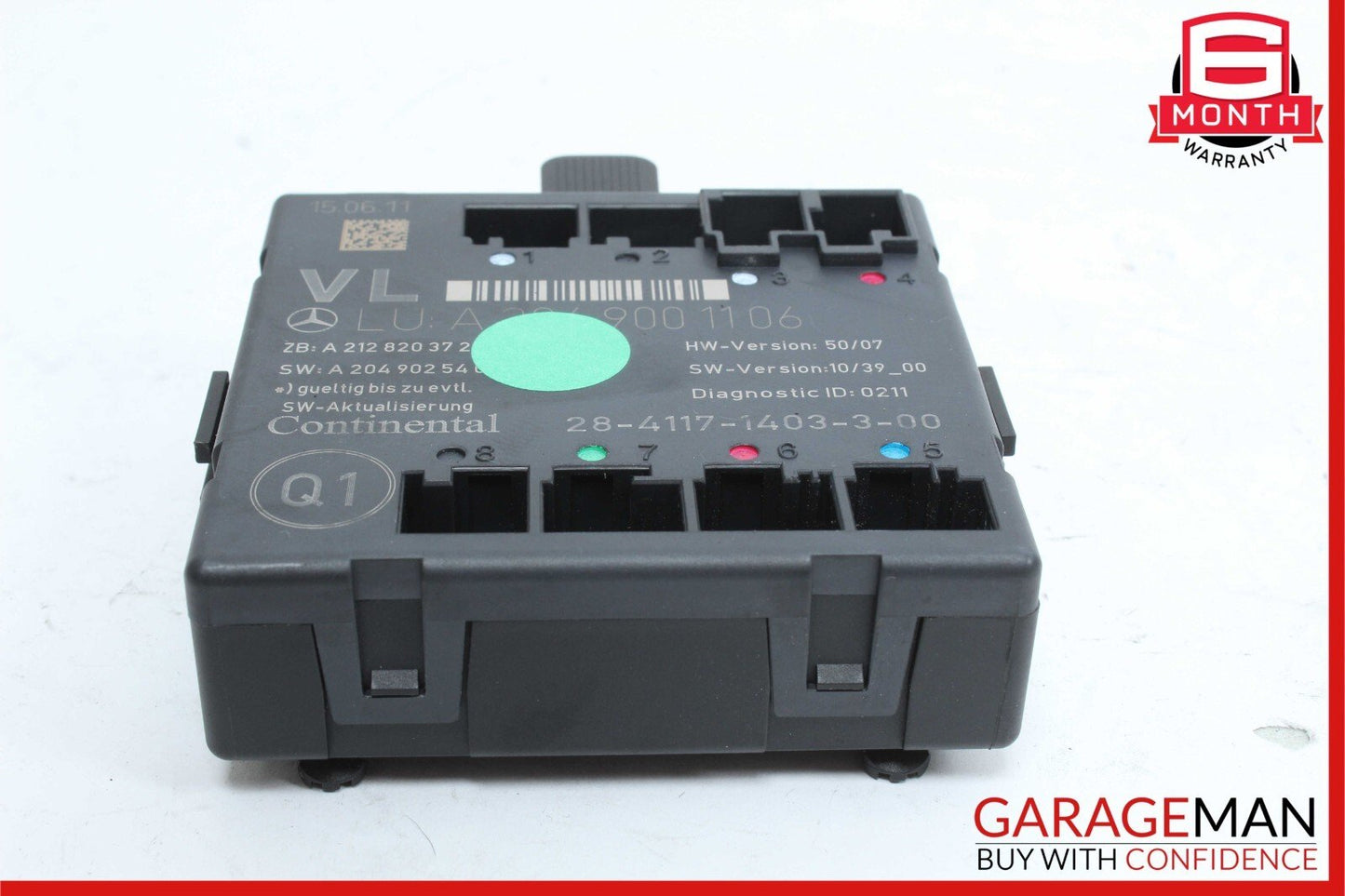 08-18 Mercedes W204 C250 C350 E350 E400 Front Left Side Door Control Module OEM
