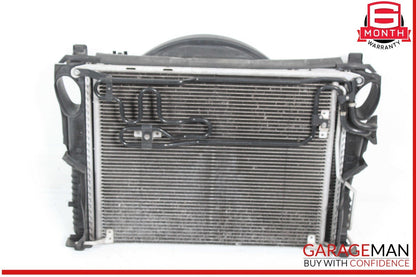 02-06 Mercedes W220 S500 CL500 Engine Motor Cooling Fan Shroud w/ Radiator OEM