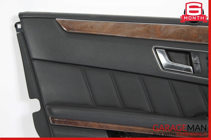 10-13 Mercedes W212 E350 E550 E400 Front Left Interior Door Panel Cover Assembly