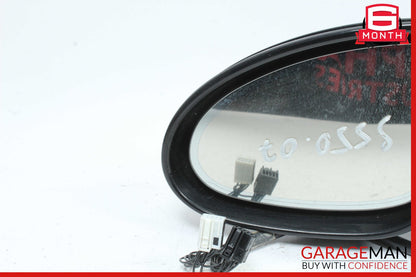 07-09 Mercedes W221 S550 Front Left Side Mirror Door Rear View Black OEM